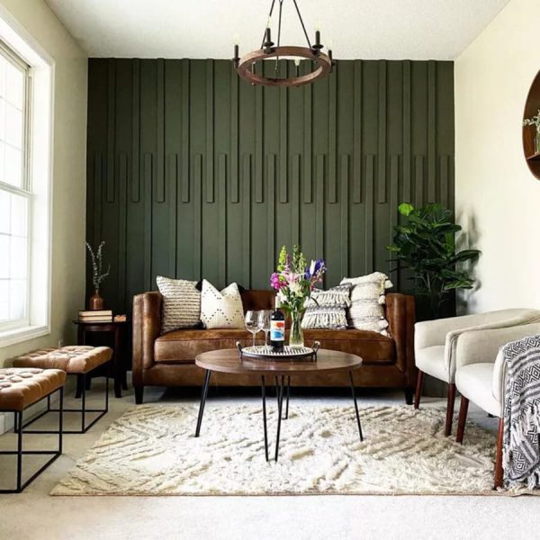 Everything About the Green Accent Wall (And Why You Want One) - Homilo