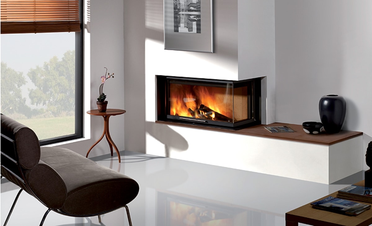 Living room corner fireplace ideas