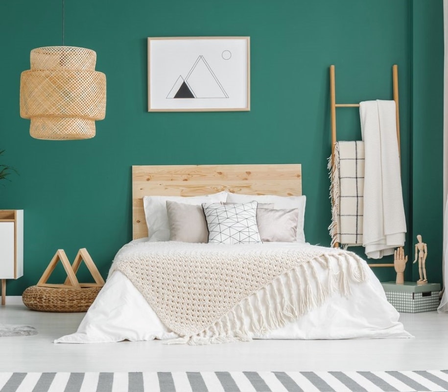 Best dark green bedroom design ideas