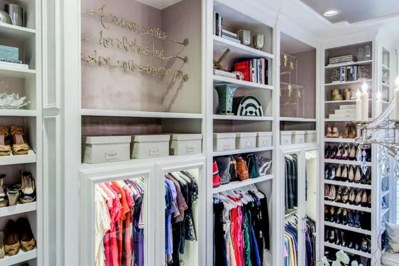Closet layout tips for storage