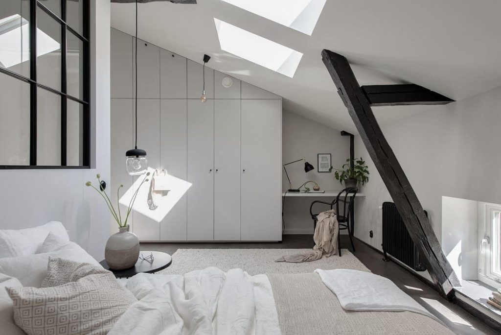 How to use sloping ceilings