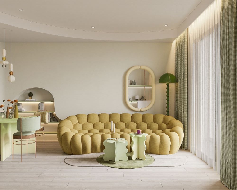 Bubble sofa by Sasha Lakic