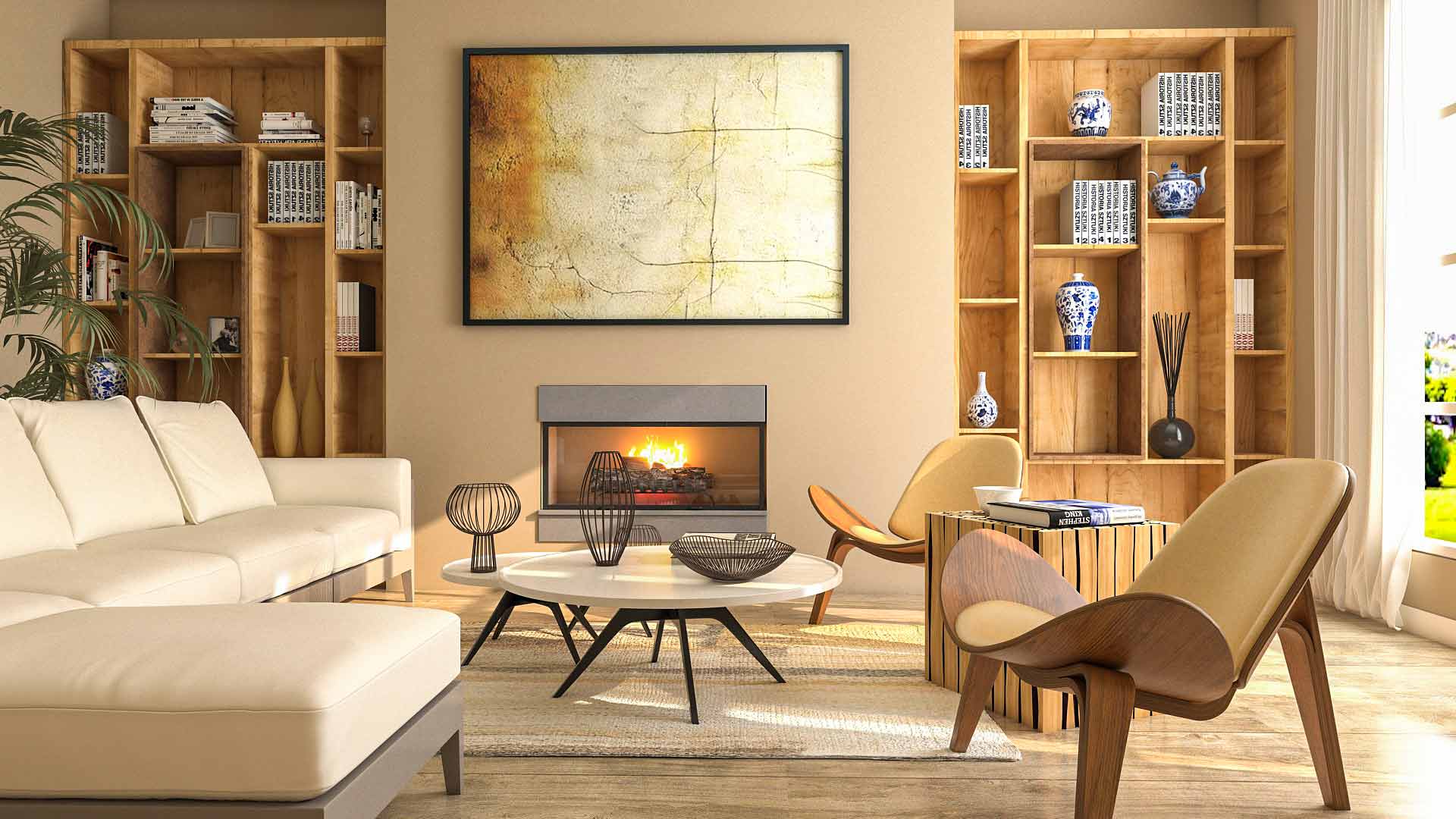 Cozy-Contemporary-Living-Room