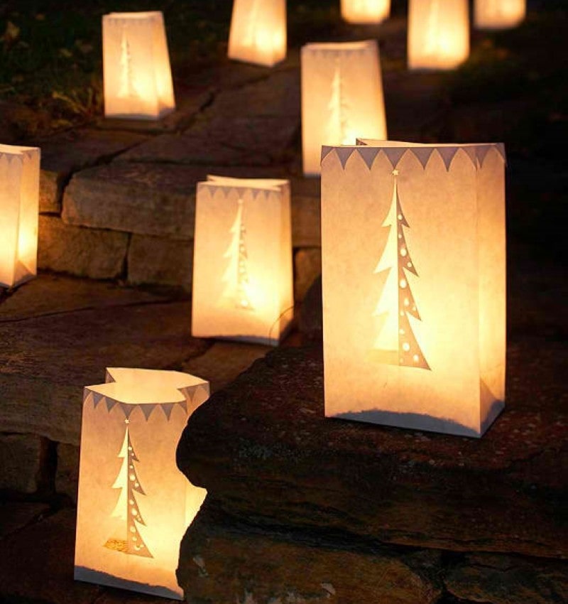 Outdoor simple Christmas decoration