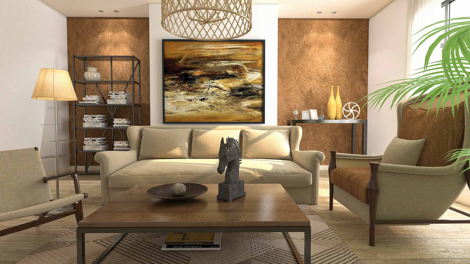 Trendy-transitional-living-room-interior