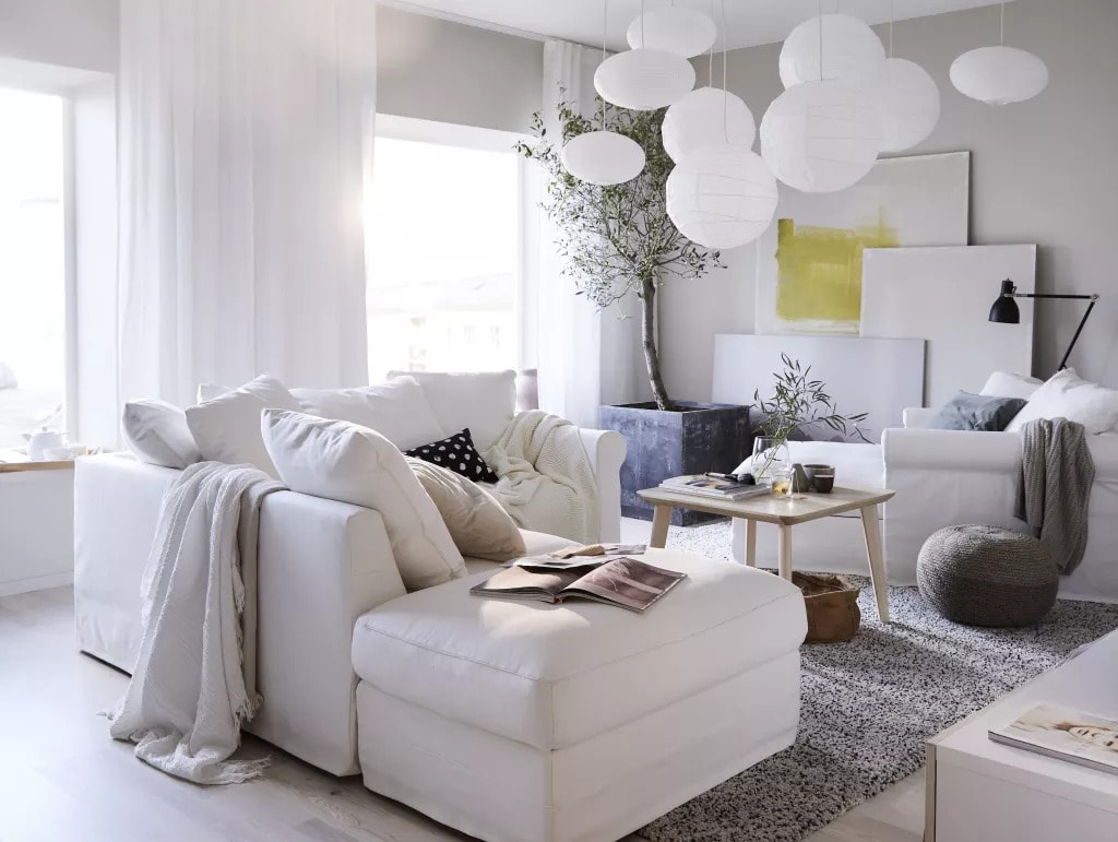 Small white living room ideas