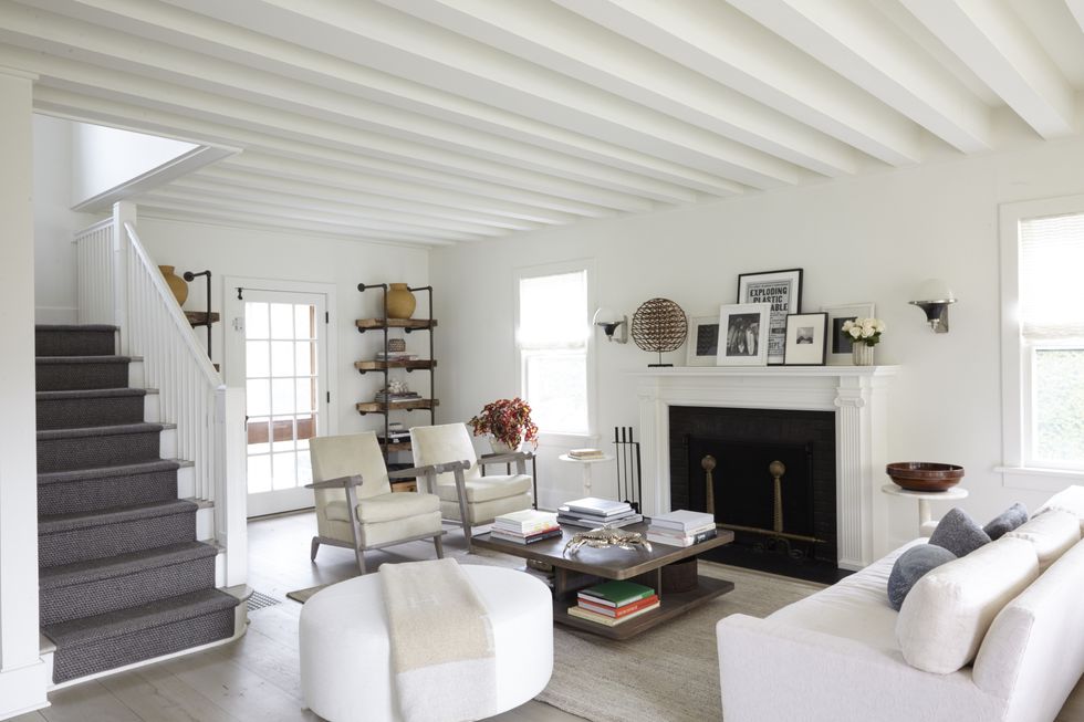 Bright & fresh modern farmhouse living room