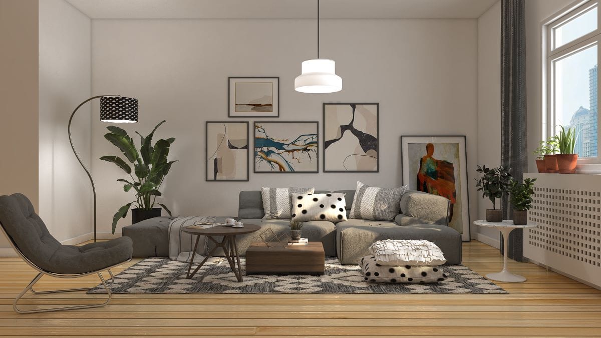 Scandinavian apartment decor ideas by Homilo