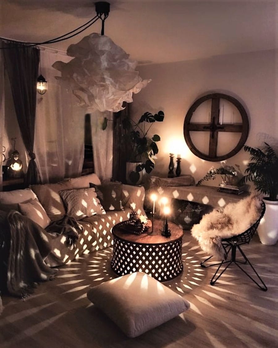 Cozy living room ideas with lights