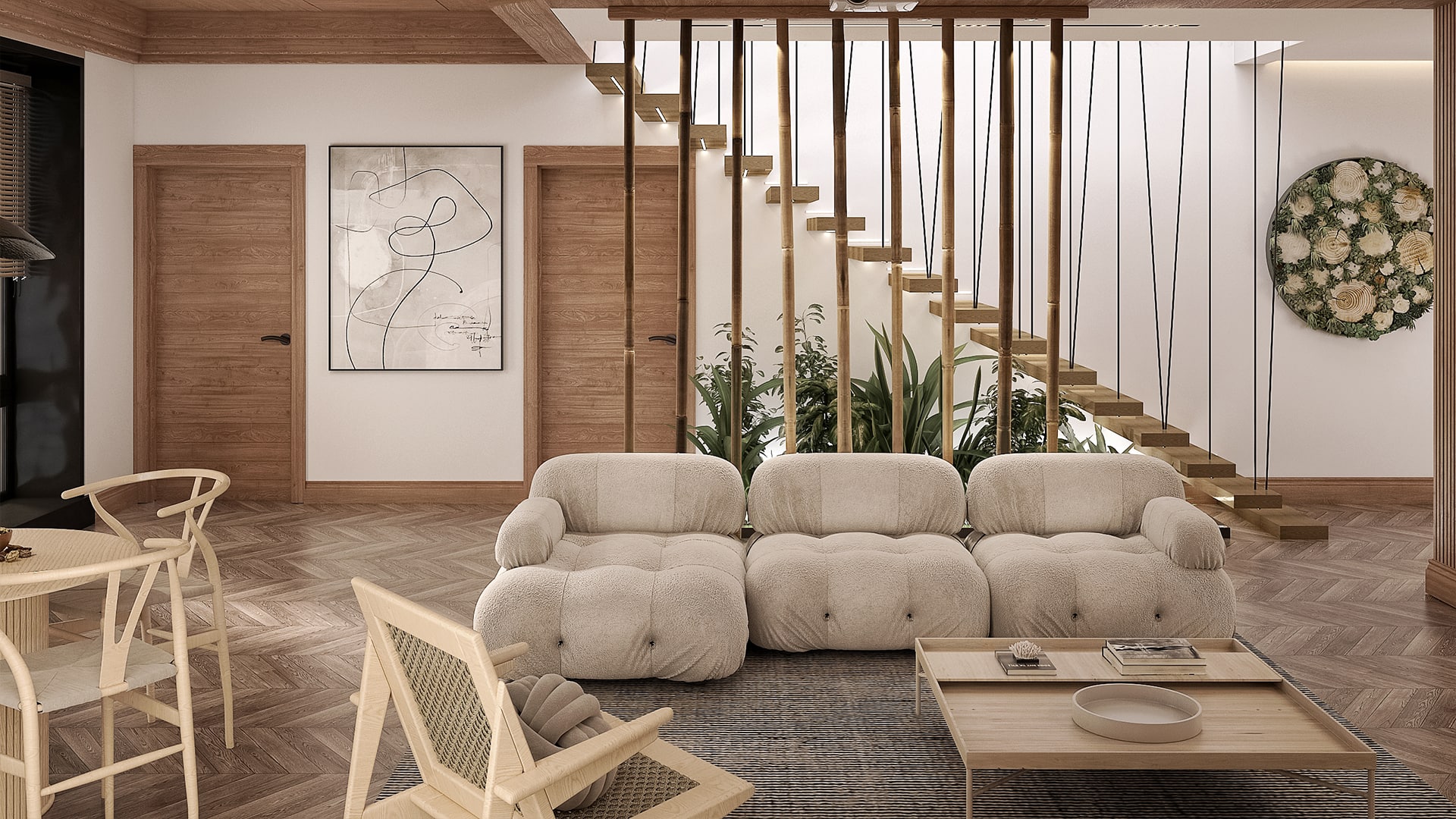 Cozy Charm: Inviting Living Room