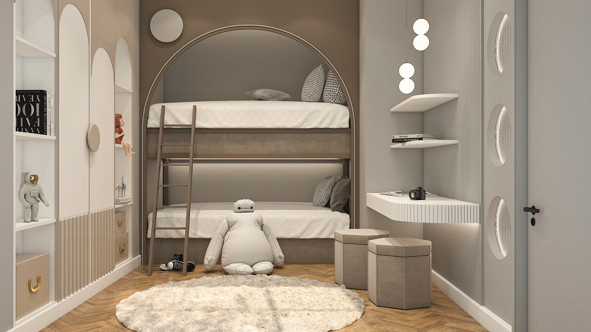 Harmony of Minimalism: Twin Bedroom