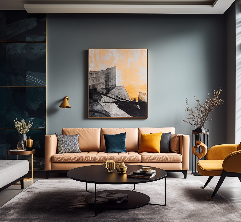 Colorful contemporary interior design trends 2024 by Homilo