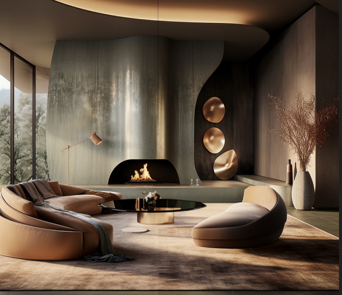 Futuristic interior design trends and ideas by Homilo