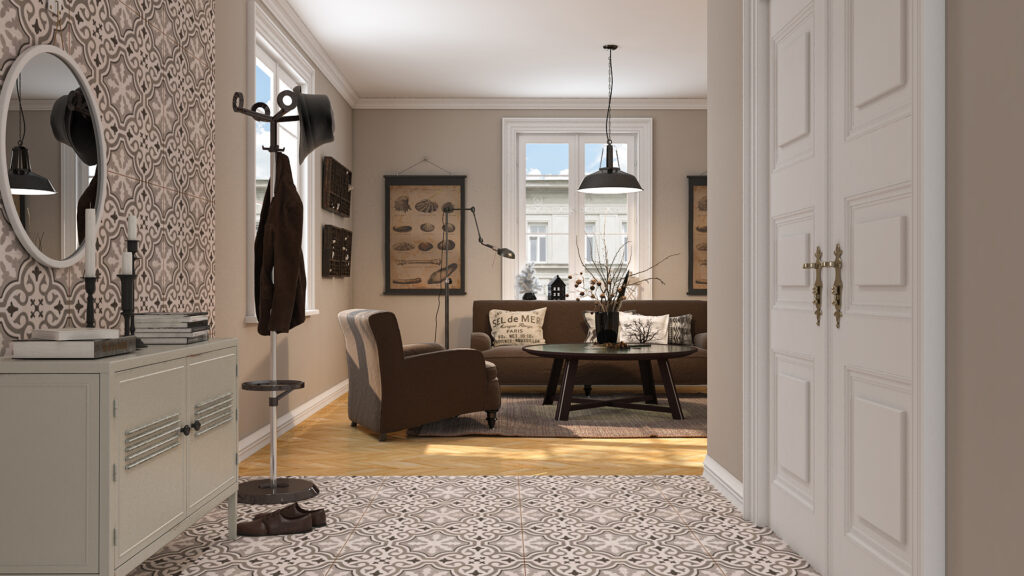 Mid-Century Modern Scandinavian Living Room Blend - Homilo