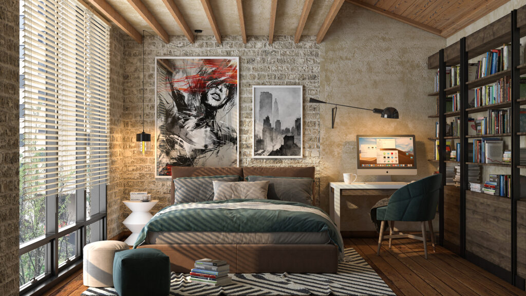 Mid-Century Modern Scandinavian Living Room Blend - Homilo